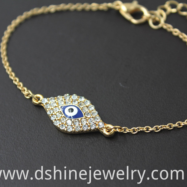 Evil Eye Beaded Hamsa Bracelet